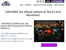 Tablet Screenshot of kingmovement.com